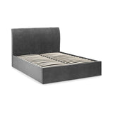 Sanderson Diamond Quilted Velvet Ottoman Bed