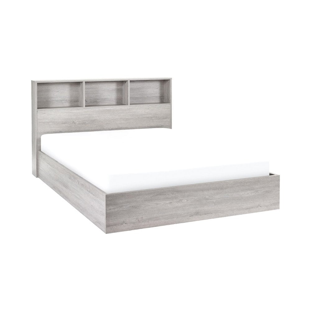 Bali Ottoman Storage - Grey Oak
