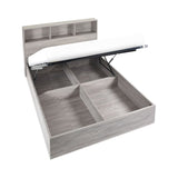 Bali Ottoman Storage - Grey Oak