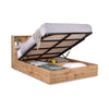 Bali Ottoman Storage - Grey Oak