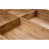 Bali Ottoman Storage - Grey Oak