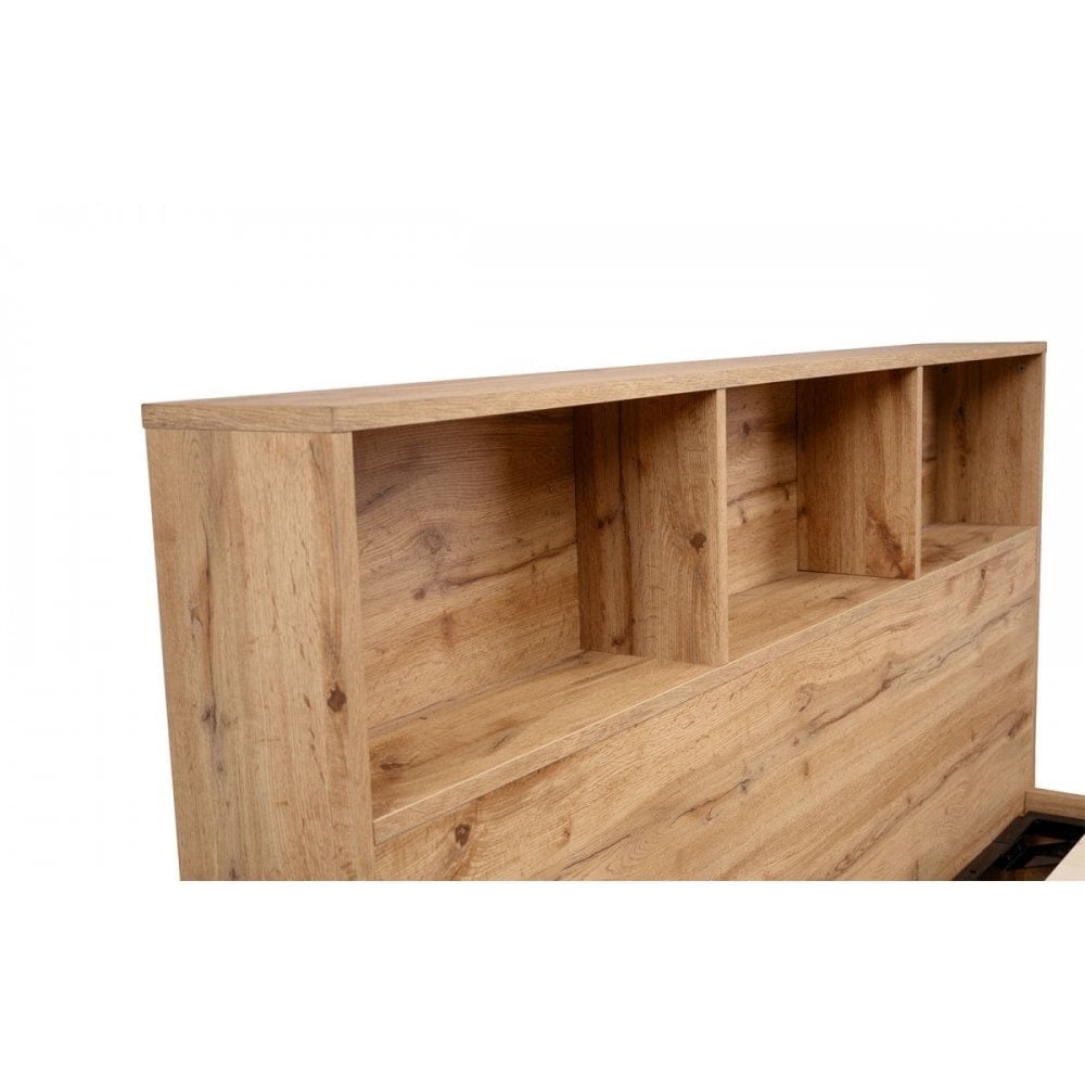 Bali Ottoman Storage - Grey Oak