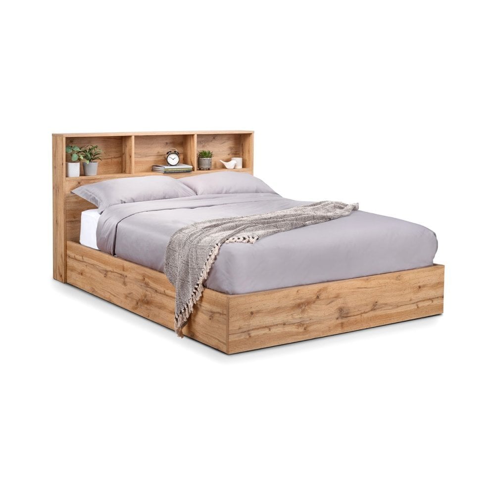 Bali Ottoman Storage - Grey Oak