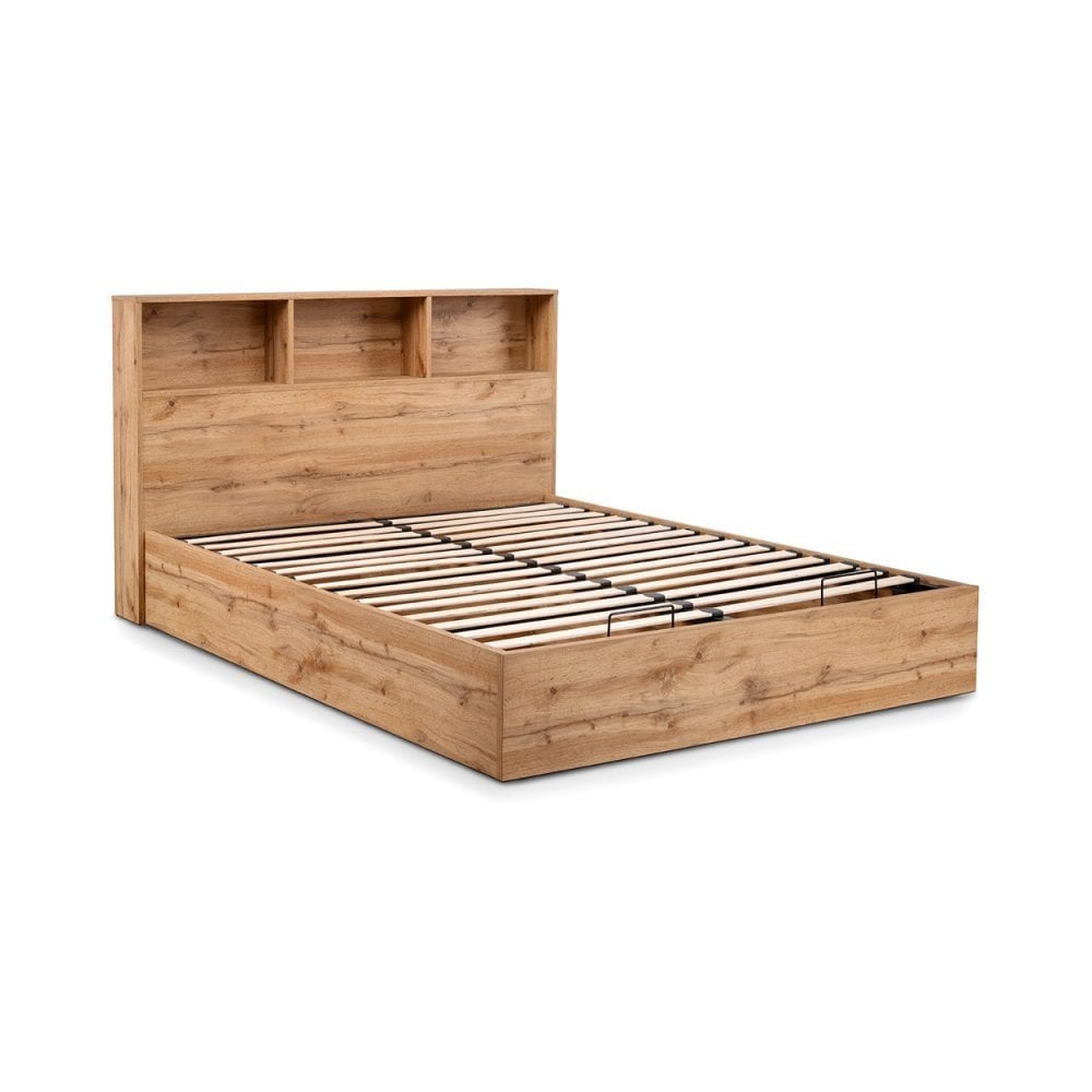 Bali Ottoman Storage - Grey Oak