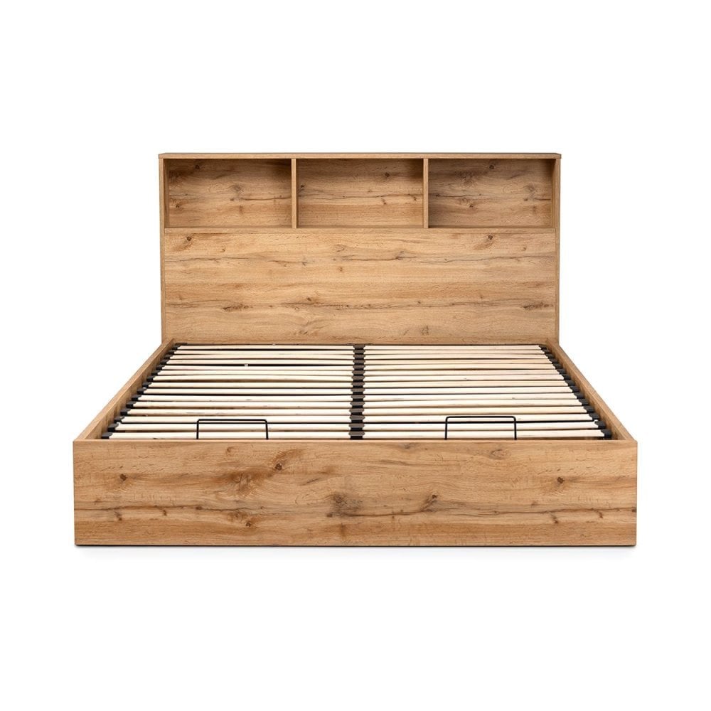 Bali Ottoman Storage - Grey Oak