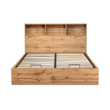 Bali Ottoman Storage - Grey Oak