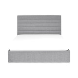Merida Lift-up Storage Bed - Grey