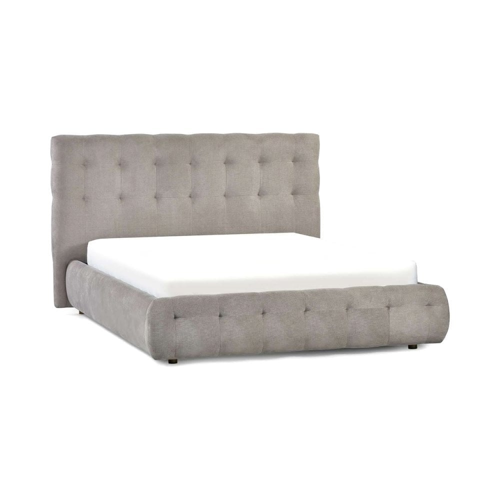 Odette Bed - Light Taupe