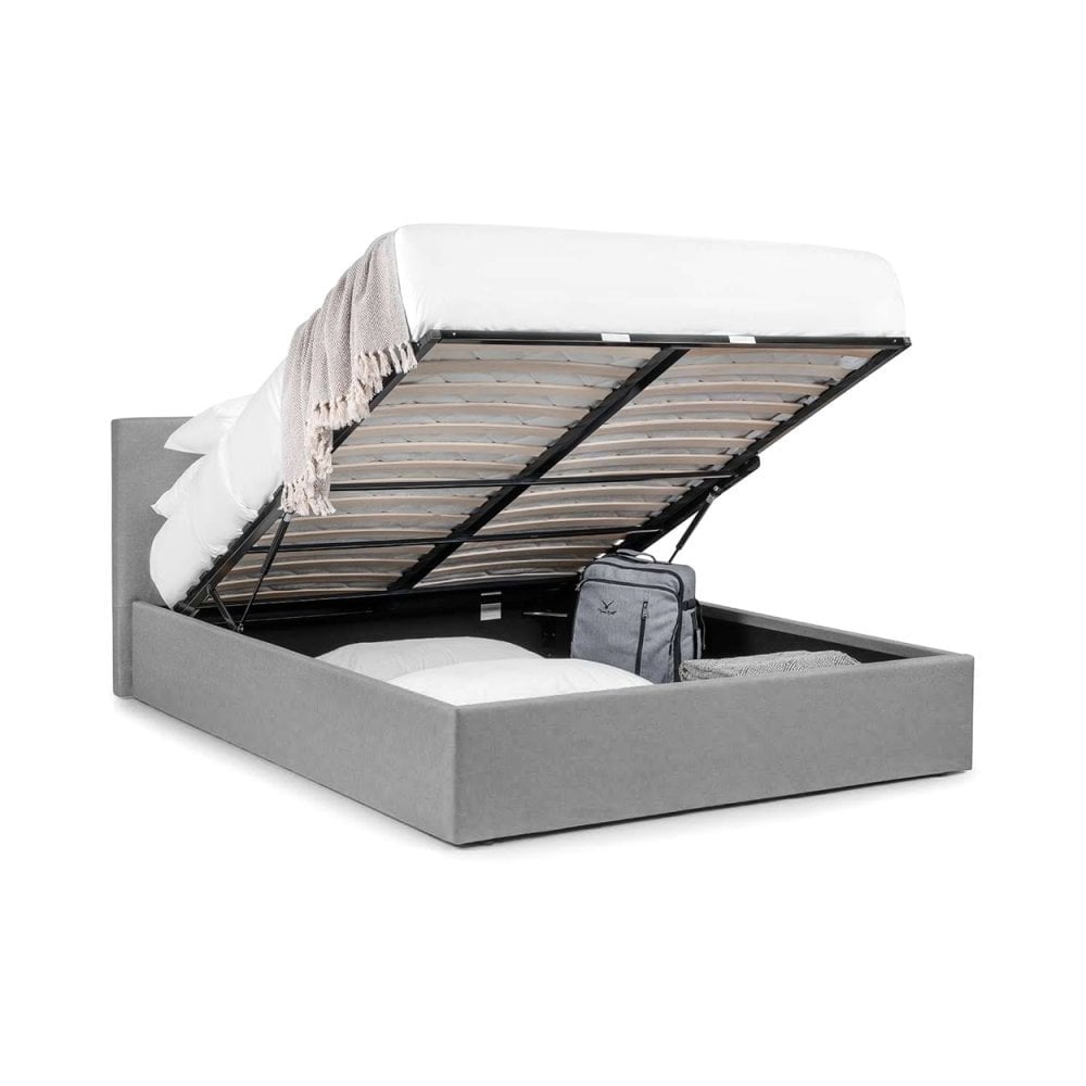 Rialto Lift-up Storage Bed In Linen
