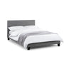 Rialto Light Grey Linen Bed