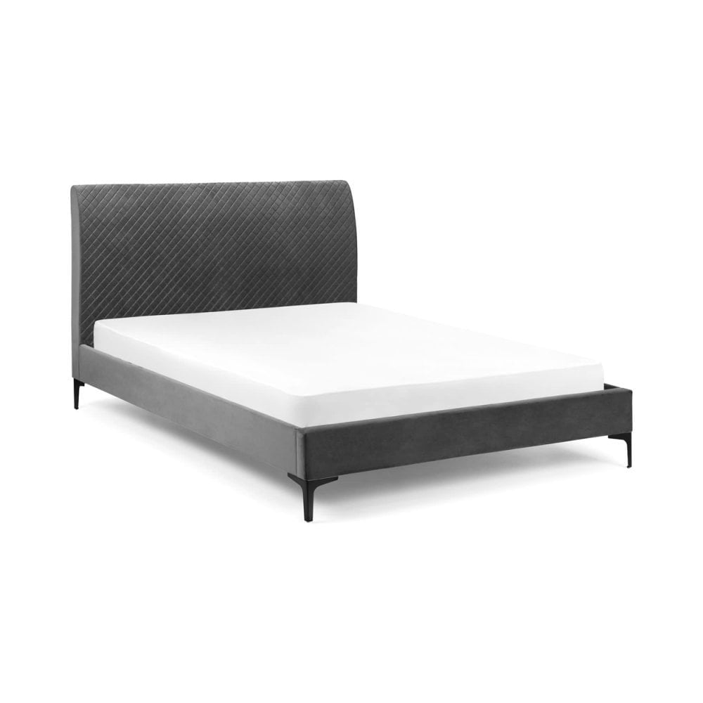 Sanderson Diamond Quilted Velvet Bed
