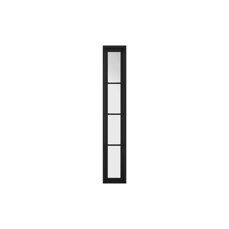 Black Soho Sidelight W6 Door