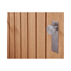 Zermatt Satin Stainless Steel Doors 45 x 180