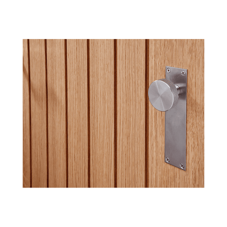 Zermatt Satin Stainless Steel Doors 45 x 180