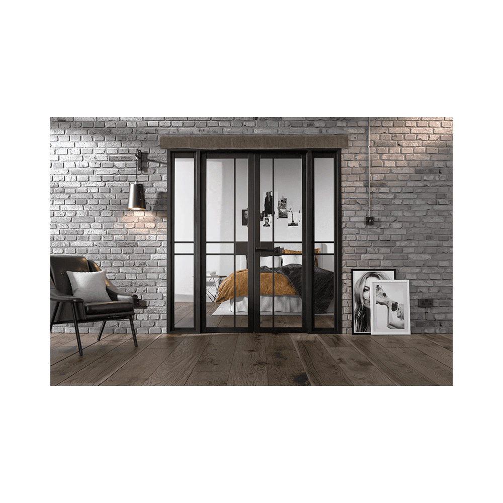 Greenwich W6 Pre-finished Black Doors 1904 x 2031