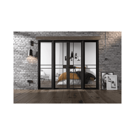 Greenwich W8 Pre-finished Black Doors 2478 x 2031