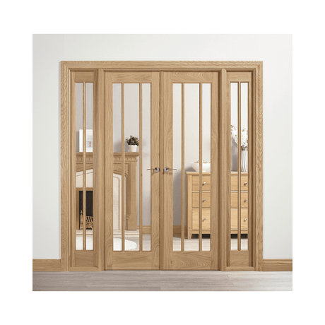 Lincoln Oak W6 Unfinished Oak Doors 1904 x 2031