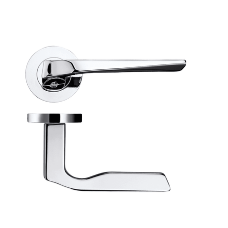 Carina Privacy Polished Chrome Doors 160 x 230