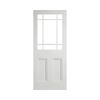 White Downham Unglazed 9 Light Door