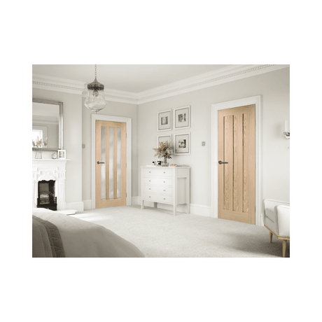 Oak Utah Glazed 3L Frosted Door