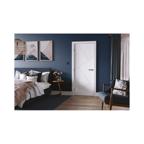 White Dover Door
