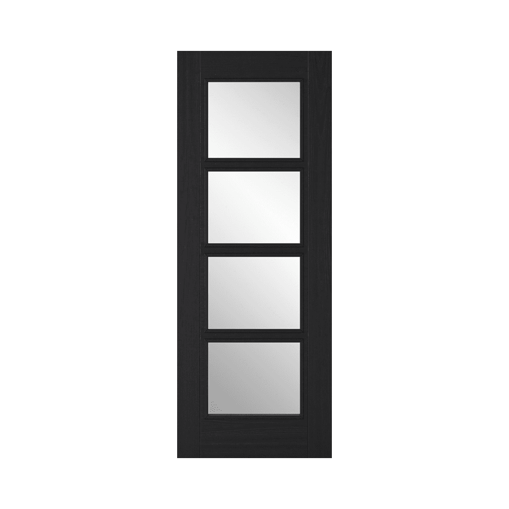 Charcoal Black Vancouver Glazed 4L Door