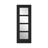 Charcoal Black Vancouver Glazed 4L Door