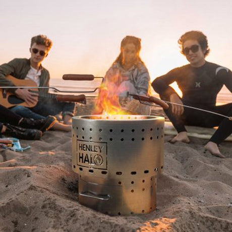Fire Pit Henley Halo Silver 35cm x 35cm