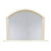 Mirror Arched Overmantle Alpine White