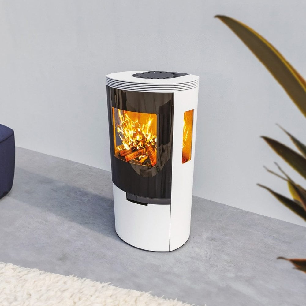 Ellipse G6 (White) 7.3kW Wood Burning (Eco)