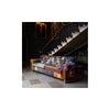 Dickinson Large 2 Str Sofa in Patchwork & Tan Leather with Mid oak Legs (New 2024)
