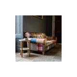 Dickinson Large 2 Str Sofa in Patchwork & Tan Leather with Mid oak Legs (New 2024)