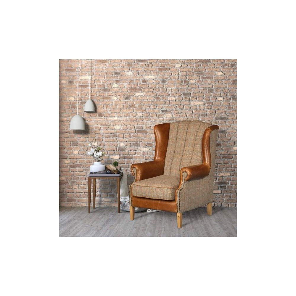 Fluted Wing Armchair (3HTW Hunting Lodge)