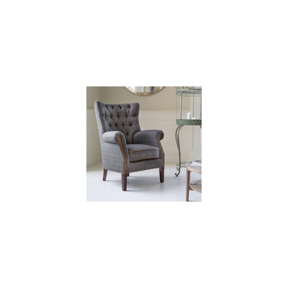 Hexham Chair (3HTP Moreland Harris Tweed)