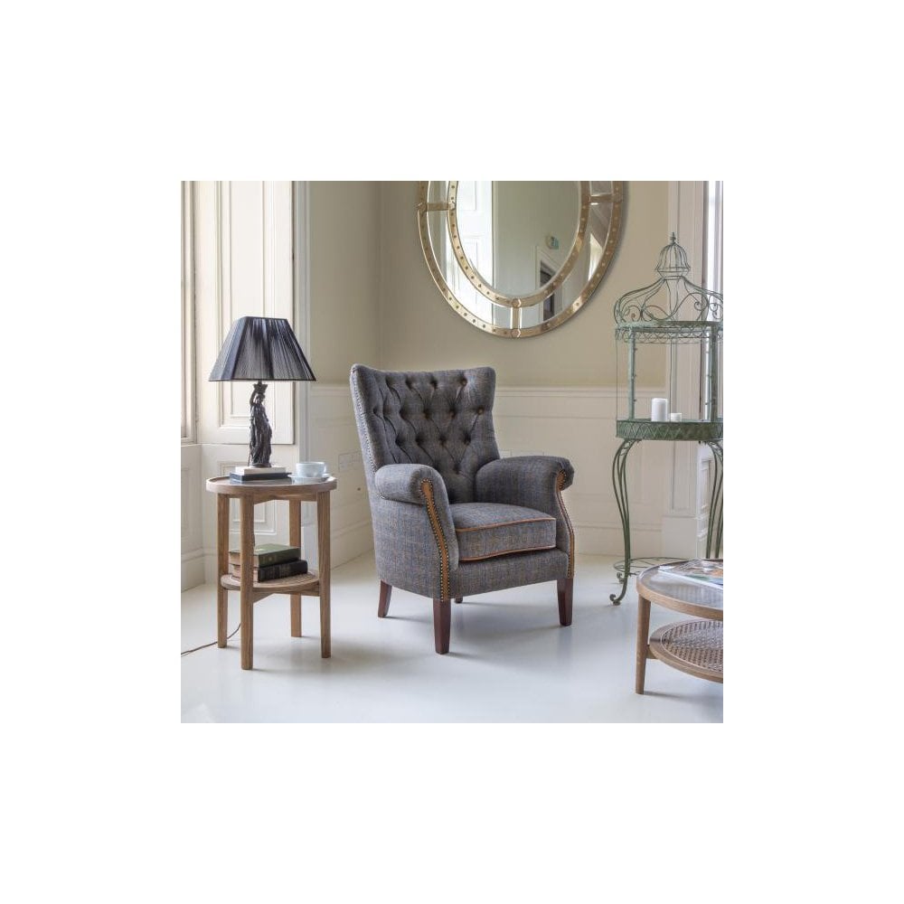 Hexham Chair (3HTP Moreland Harris Tweed)