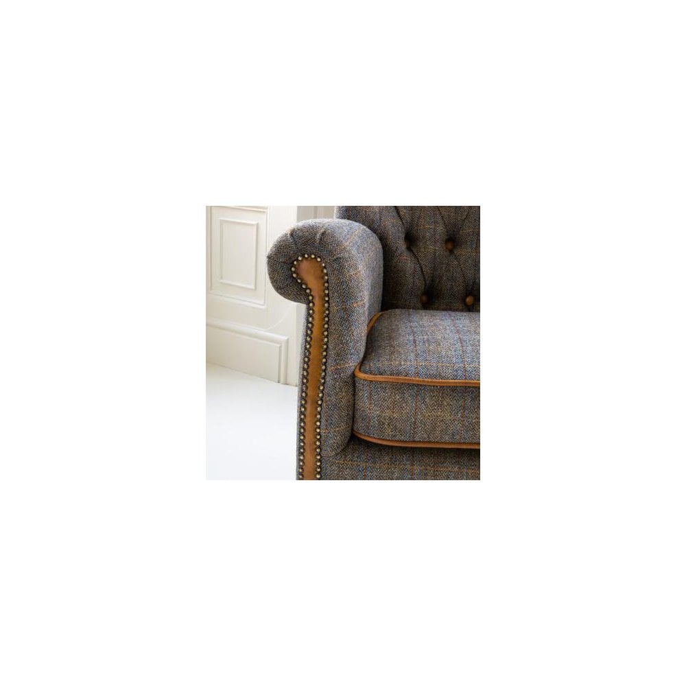 Hexham Chair (3HTP Moreland Harris Tweed)