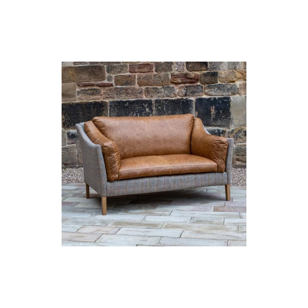 Malone Compact 2 Seater (HTW & Brown Tan Leather)
