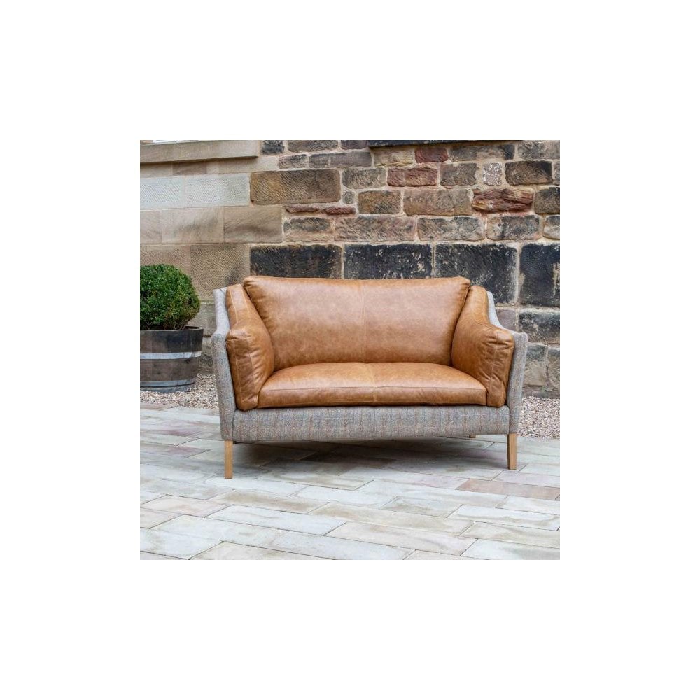 Malone Compact 2 Seater (HTW & Brown Tan Leather)