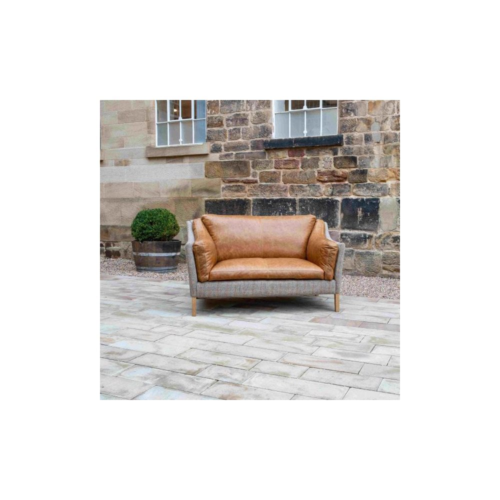 Malone Compact 2 Seater (HTW & Brown Tan Leather)