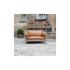 Malone Large 2 Seater HTW & Brown Tan Leather ()