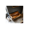 Malone Large 2 Seater HTW & Brown Tan Leather ()
