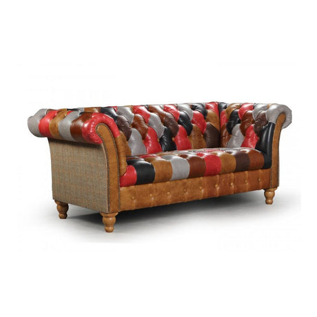 Presbury Leather Patchwork (Inner cover) 2 Seater