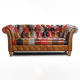 Presbury Leather Patchwork (Inner cover) 2 Seater