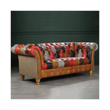 Presbury Leather Patchwork (Inner cover) 2 Seater