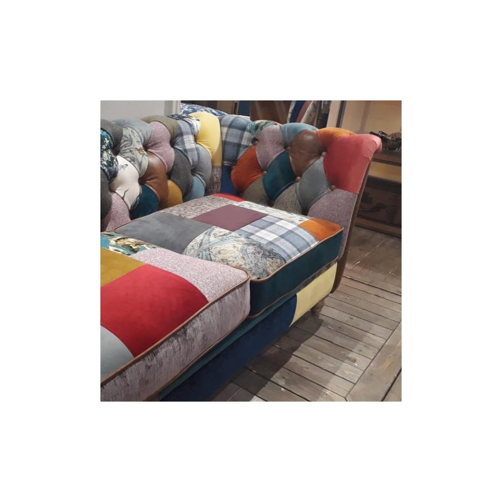 Rutland Harlequin Patchwork 2 Seater