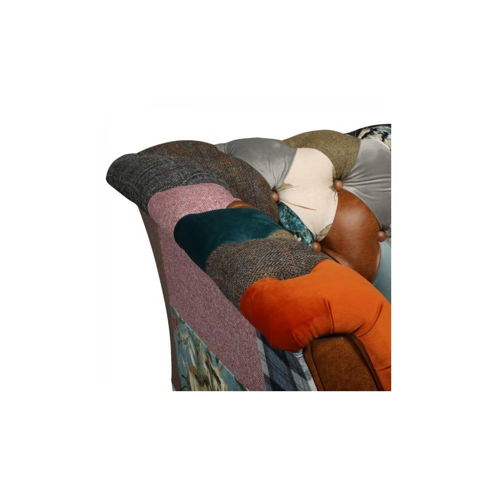 Rutland Harlequin Patchwork 2 Seater
