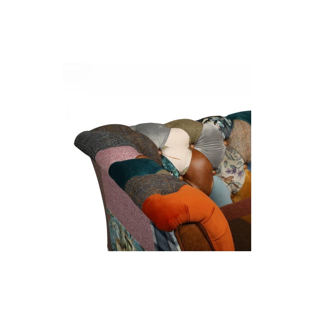 Rutland Harlequin Patchwork 2 Seater
