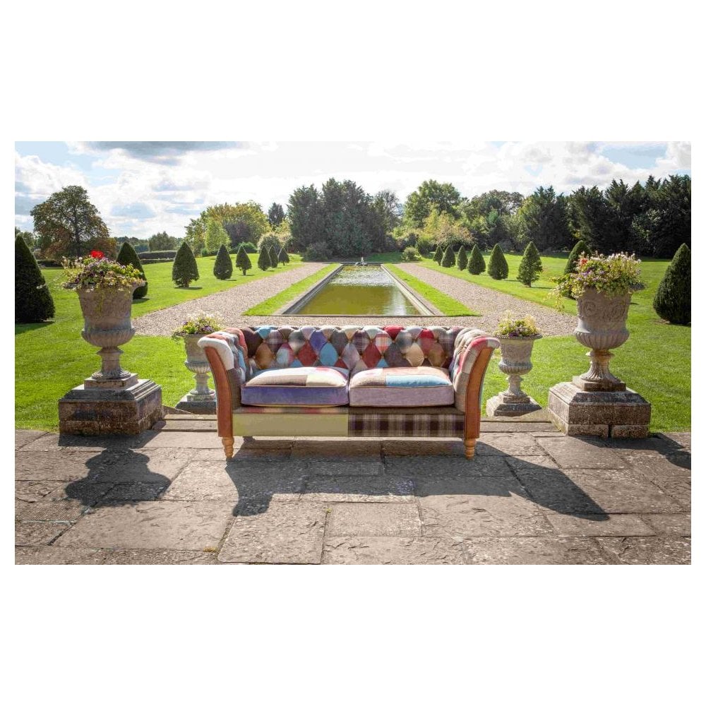 Rutland Harlequin Patchwork 2 Seater