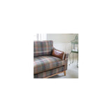 Whitwell 2 seater Sofa in Malham Green Wool & Tan Leather