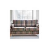 Whitwell 3 seater Sofa in Malham Green Wool & Tan Leather